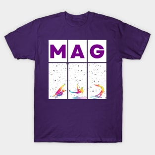 MAG Rainbow and white T-Shirt